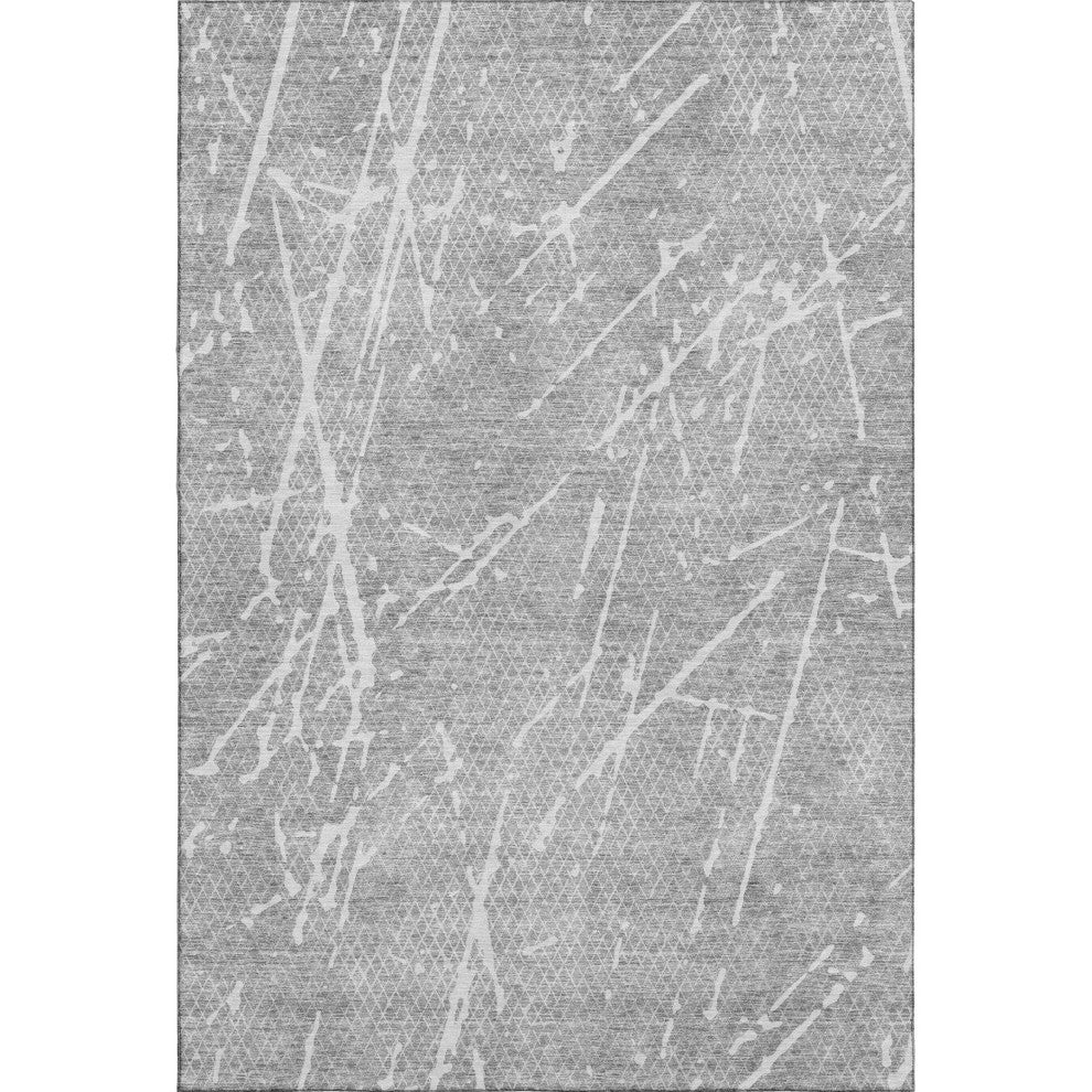 Premium Machine Washable Mayfield AMF628 Gray 5' x 7'6" Rug