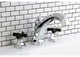 Kingston Brass Roman Tub Faucet, Polished Chrome