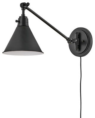 Arti 1-Light Sconce, Black