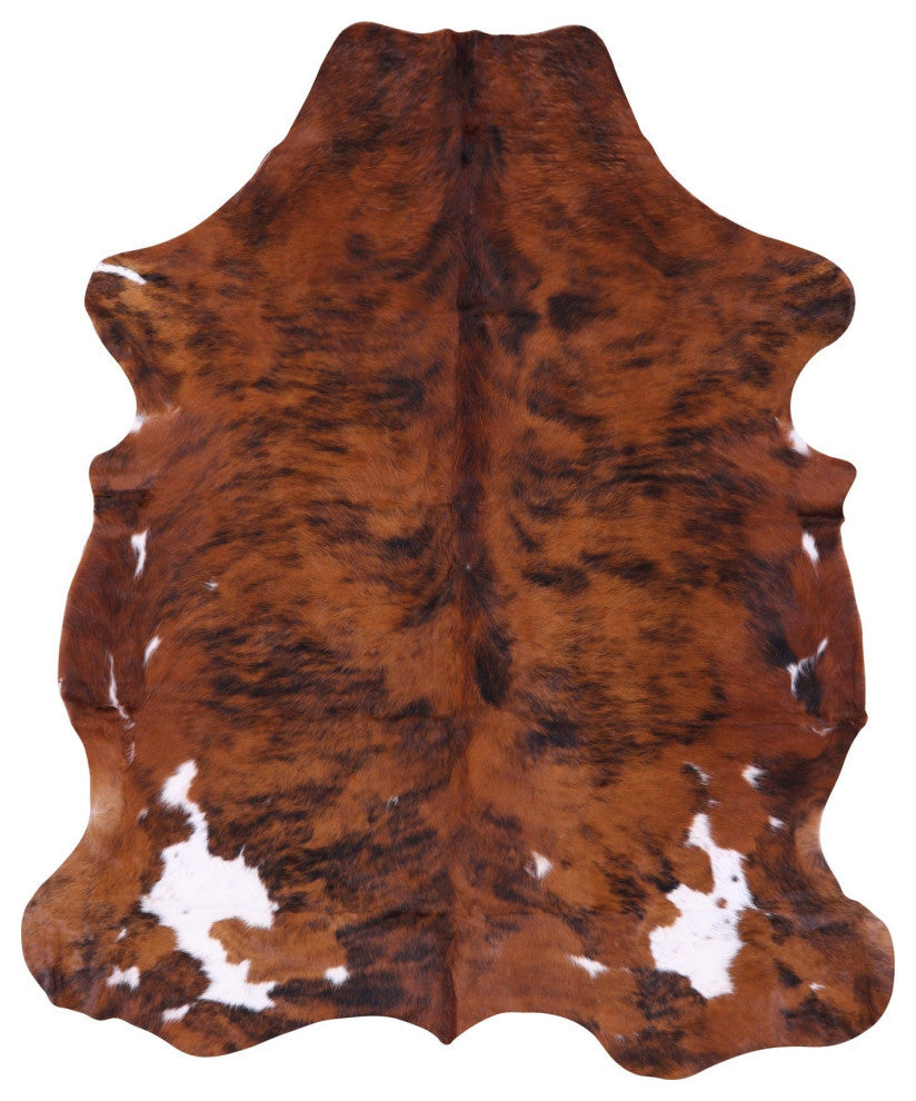 7' 5" X 6' 2" Organic Natural Hair-On Cowhide Area Rug C1754