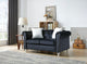 Raisa Loveseat, Black