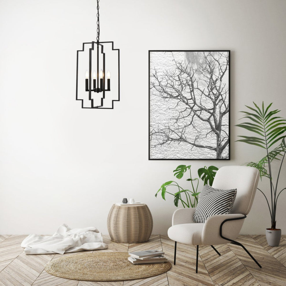 Robin 4-Light Pendant, Black