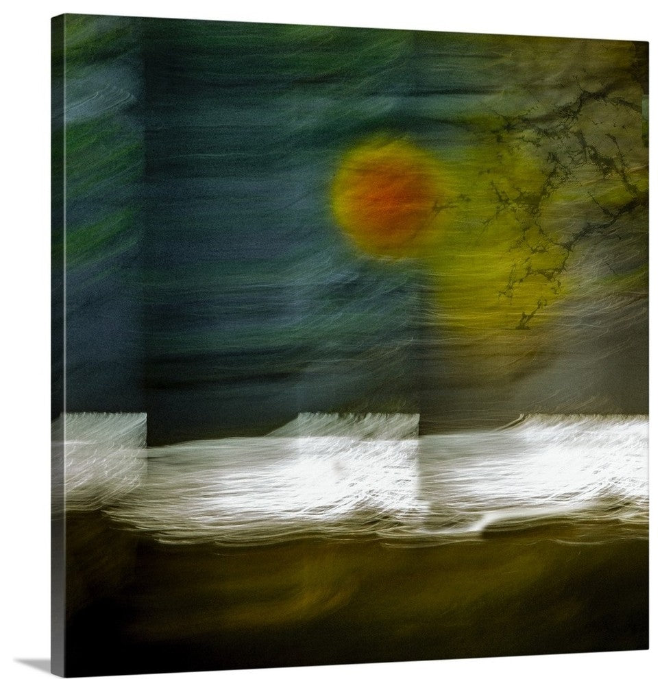 "Lochside II" Wrapped Canvas Art Print, 16"x16"x1.5"