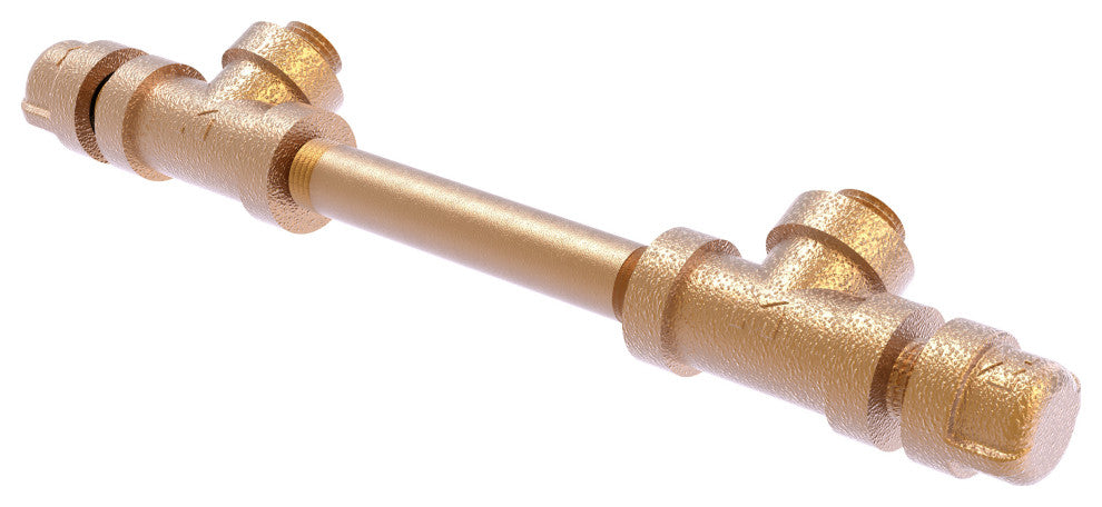 Pipeline 7" Overall Cabinet Pull, Brushed Bronze