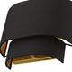 Livex Lighting Sentosa 1-Light Black Sconce