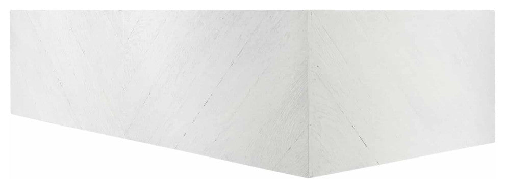 Vintner's Floating Bathroom Vanity, Blanc