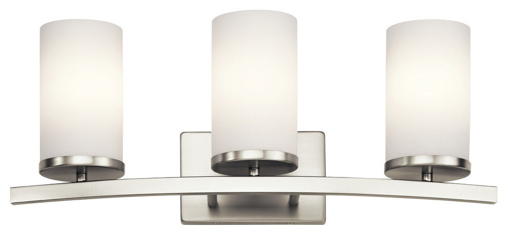 Bath 3-Light, Brushed Nickel