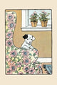 Lounge Chair Puppy- Canvas Poster 20" x 30"