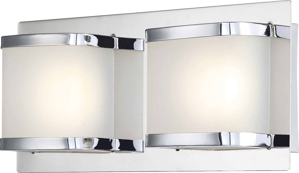 Elk Lighting Bandeaux 2-Light LED Vanity, Chrome