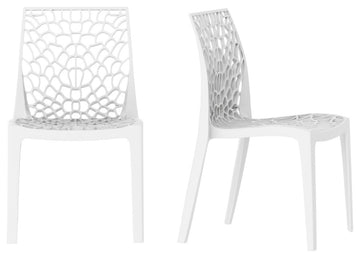 Karissa Weatherproof Chair, Set of 2, White