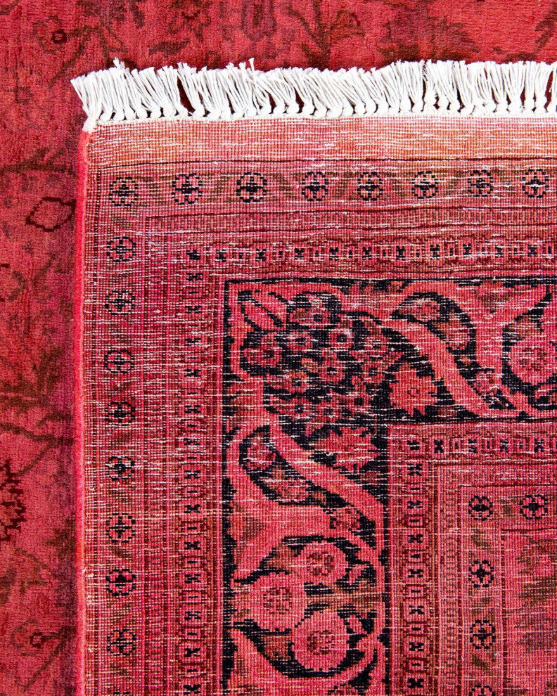 Fine Vibrance, One-of-a-Kind Hand-Knotted Area Rug Pink, 4'2"x5'10"