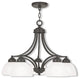 Somerset Dinette Chandelier, English Bronze