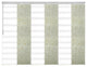 Blanched White-Mrytle 6-Panel Track Extendable Vertical Blinds 70-130"x94"