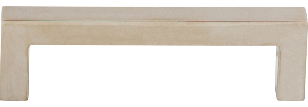 Top Knobs M1283 Square 3-3/4 Inch Center to Center Handle Cabinet - Polished