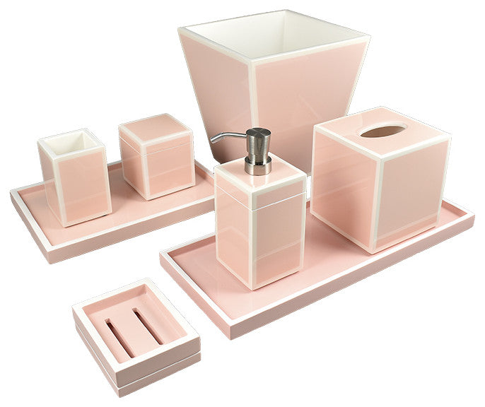 Paris Pink Lacquer Canister