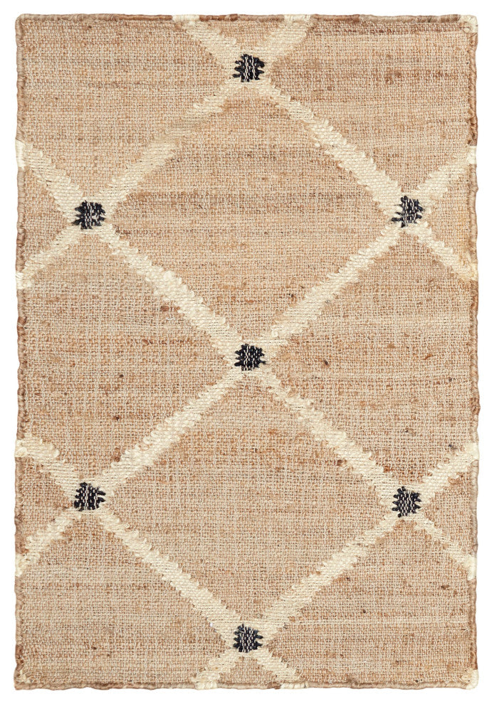 Dash & Albert Kali Natural Handwoven Jute Rug, Natural, 3' x 5'