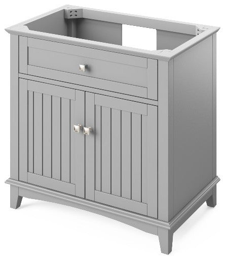Savino Modern 36" Grey Single Sink Vanity, Boulder Cultured Marble Vanity Top