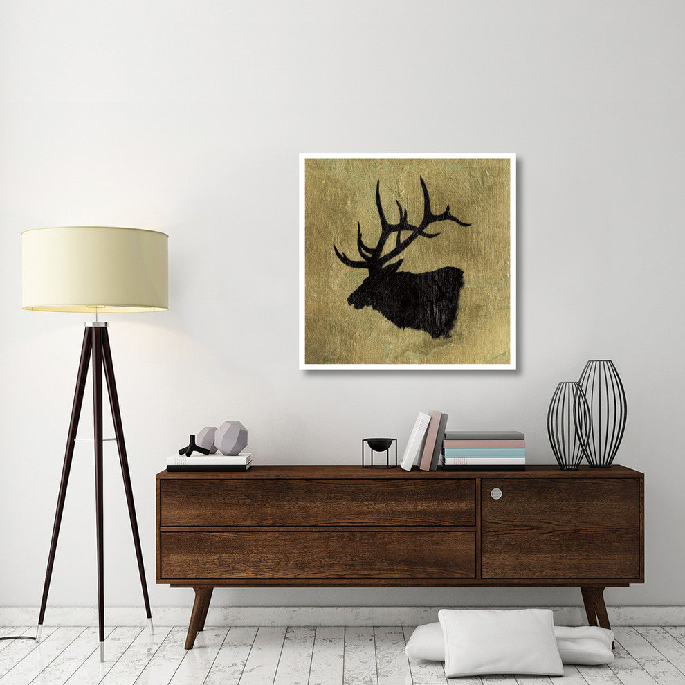 "Golden Lodge V" Digital Paper Print by James Wiens, 38"x38"