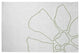 Petal Lines Spring Chenille Rug, Green/White, 2'x3'