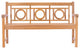 Teak Wood Double-O Outdoor Patio Bench, 5 Foot, made from A-Grade Teak Wood