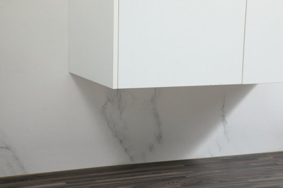 Phoebe Single Bathroom Vanity, White, 36", Without Backsplash