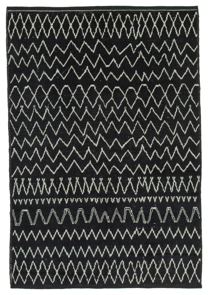 Rug N Carpet - Handmade Decorative 6' 1'' x 8' 9'' Moroccan Area Rug