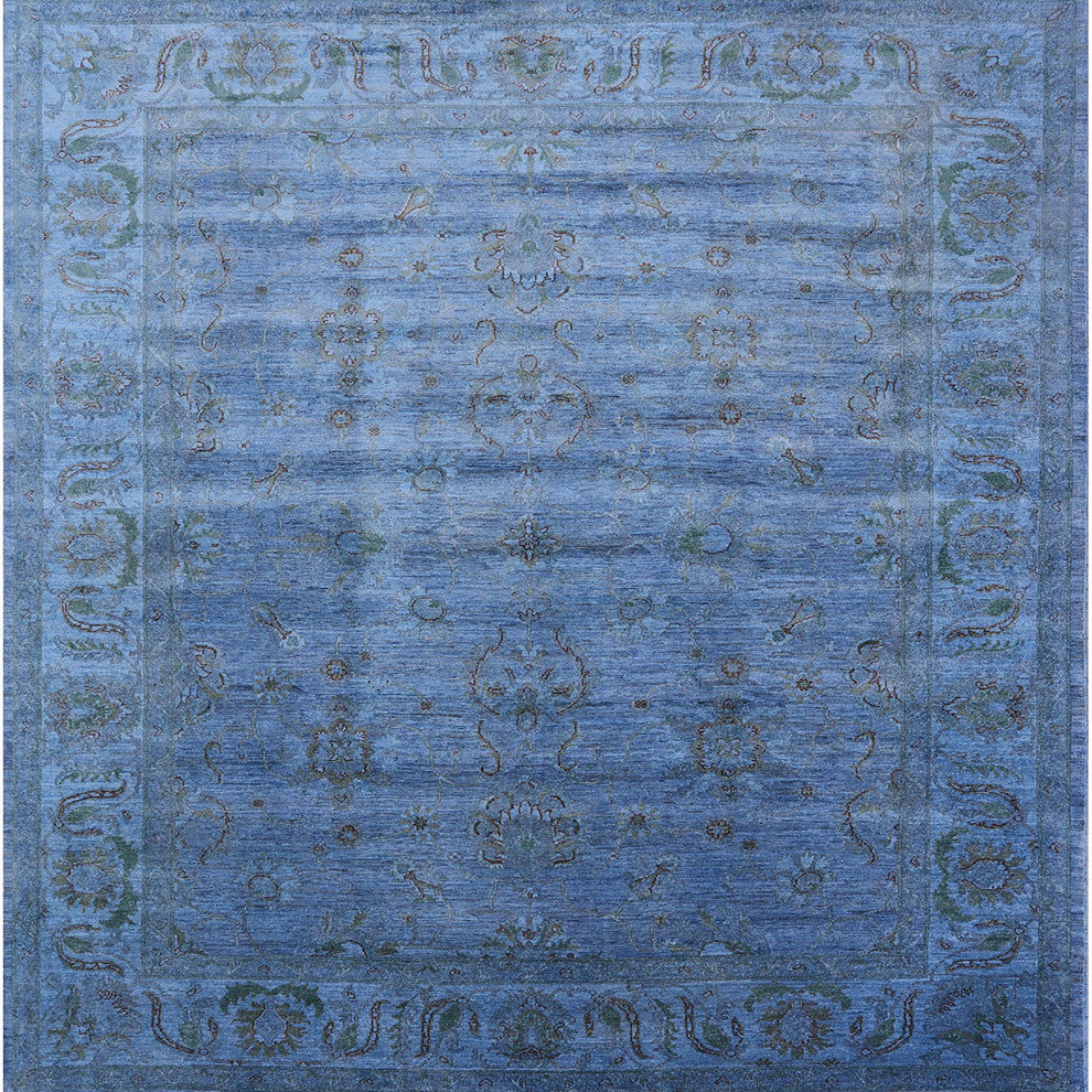 Ahgly Company Indoor Square Mid-Century Modern Area Rugs, 3' Square
