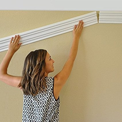 Creative Crown | 40' of 4.5" Style 2 Foam Crown Molding 8' With Precut Corners
