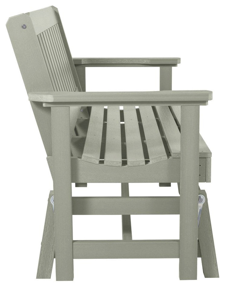 Lehigh Garden Gliding Bench 4', Eucalyptus