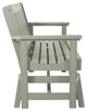Lehigh Garden Gliding Bench 4', Eucalyptus