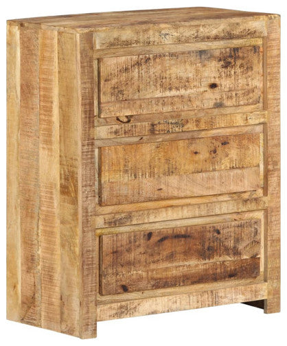 vidaXL Drawer Cabinet Chest of Drawers Sideboard Storage Solid Wood Mango