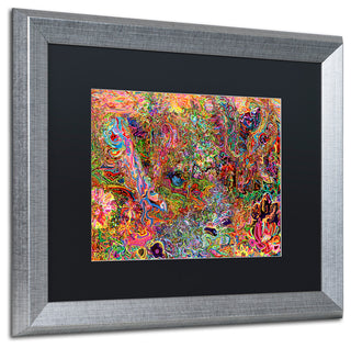 Josh Byer 'The Dove And The Crow' Art, Silver Frame, Black Mat, 20x16