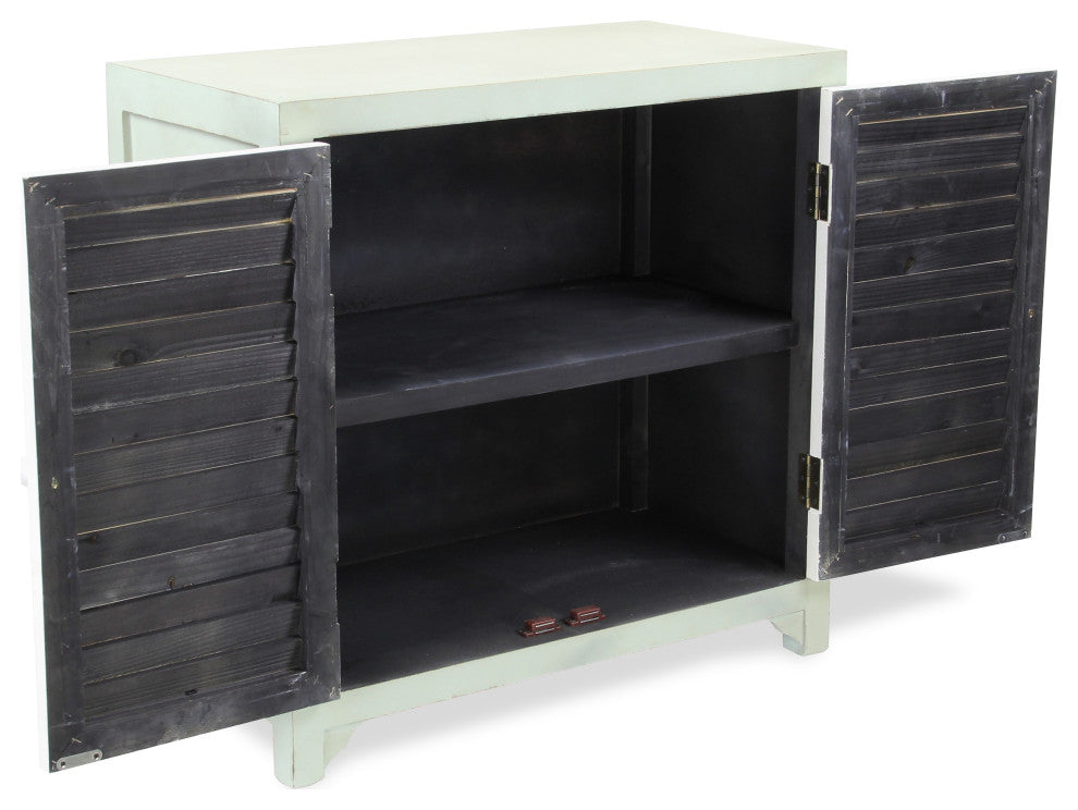 Coastal Shutter Door Cabinet