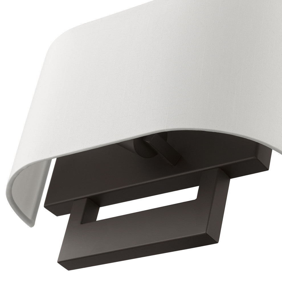 Livex Lighting Wall Sconces 2-Light Bronze Medium Sconce