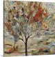 "Red Bird Tree" Canvas Art, 16"x16"x1.25"