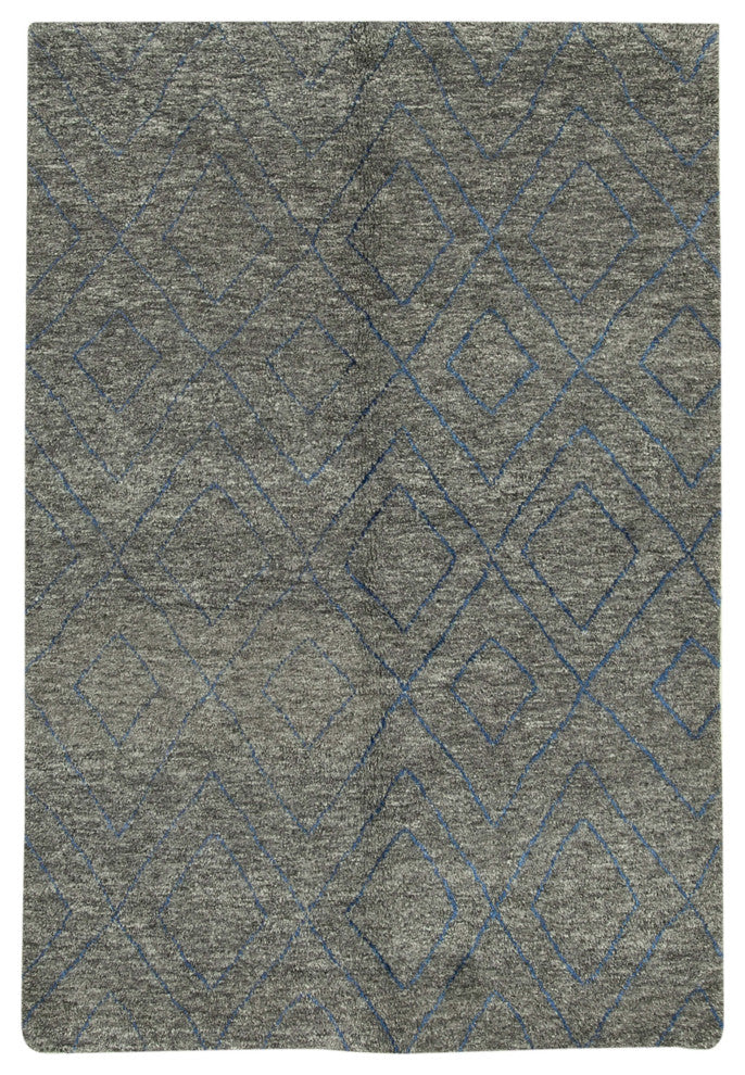 Rug N Carpet - Handmade Decorative 6' 0'' x 9' 0'' Moroccan Area Rug