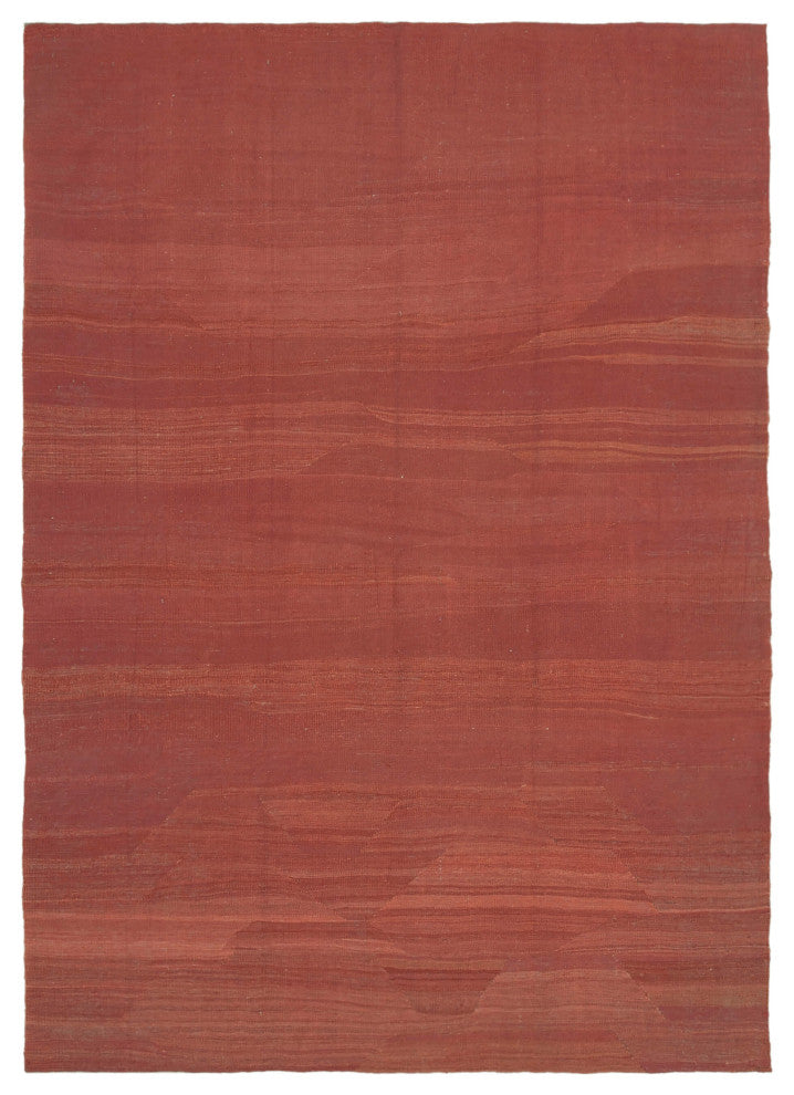Rug N Carpet - Hand-knotted Oriental 6' 8'' x 9' 4'' Flatweave Wool Kilim Rug