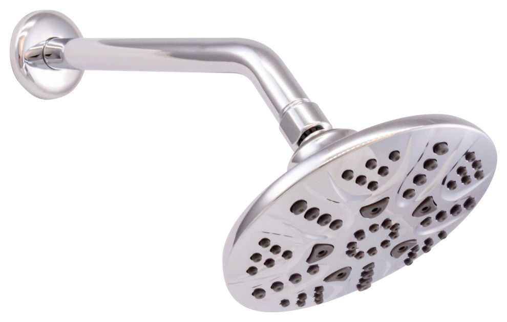 10" Shower Arm In Oil Rubbed Bronze, Polished Chrome