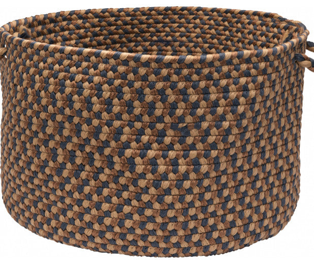 Colonial Mills Basket Tiburon Stone Blue Round