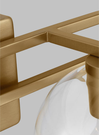 Codyn Two Light Wall / Bath, Satin Brass