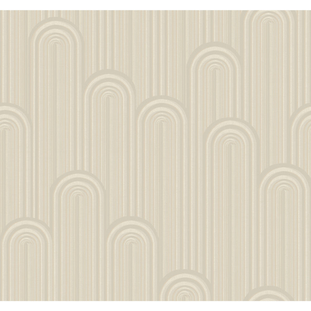 White Metallic Speakeasy Wallpaper