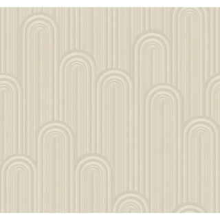 White Metallic Speakeasy Wallpaper