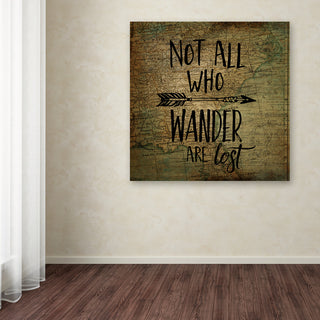 Marcee Duggar 'Wander Are Lost' Canvas Art, 35" x 35"