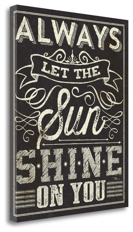 "Chalk Quotes I" By Pela Studio, Giclee Print on Gallery Wrap Canvas