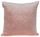 Parkland Collection Reta Pink Throw Pillow, Square