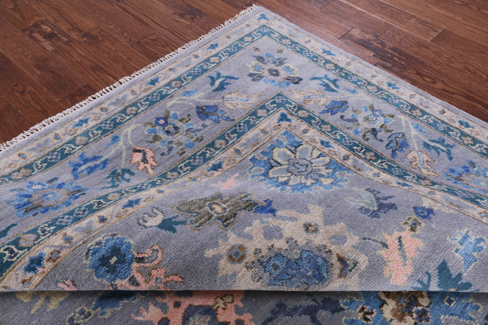 8' 3" X 10' 7" Turkish Oushak Hand-Knotted Wool Rug - Q15457