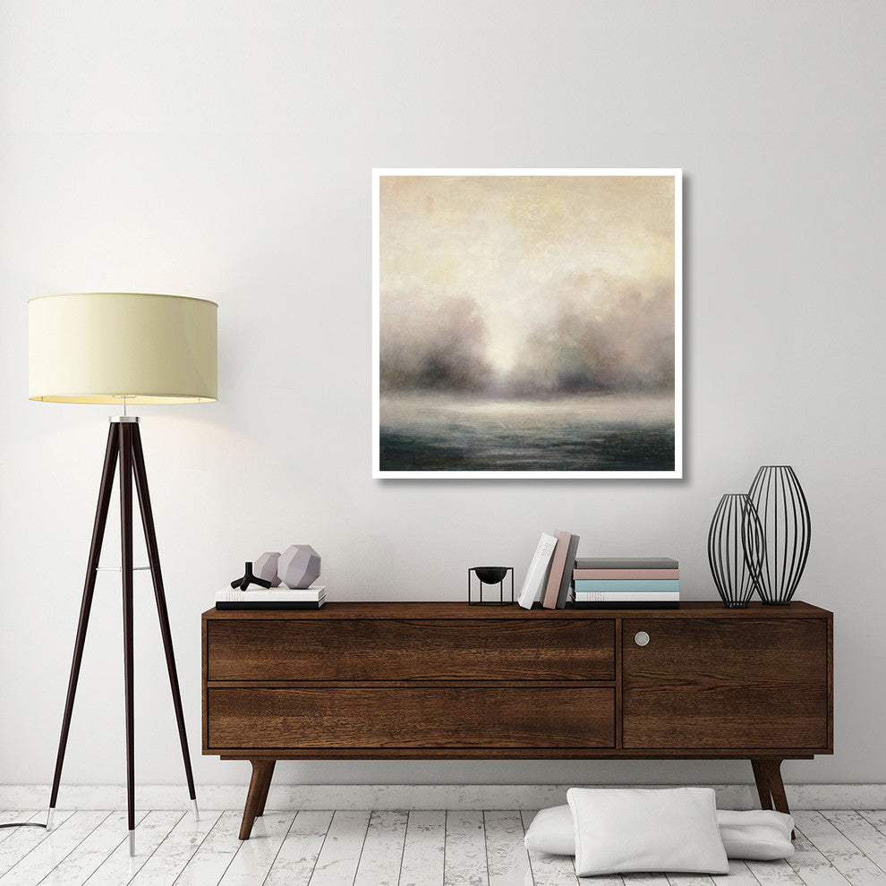 "Waters Edge" Digital Paper Print by Julia Purinton, 42"x42"