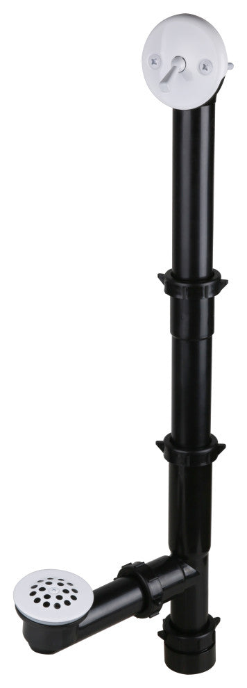 Streamline 72 in. x 36 in. Acrylic Drop-In Bathtub, Glossy White