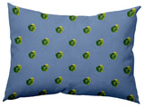 Peppers Pattern Decorative Throw Pillow, Cornflower, 14"x20"