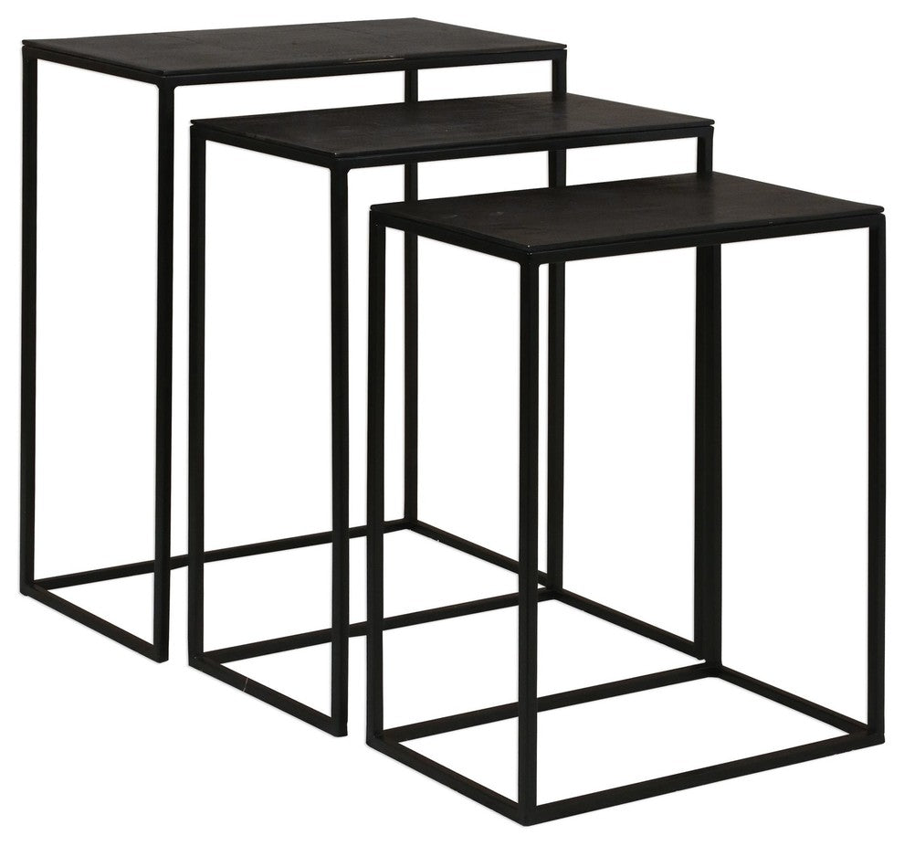Uttermost Coreene Iron Nesting Tables S/3